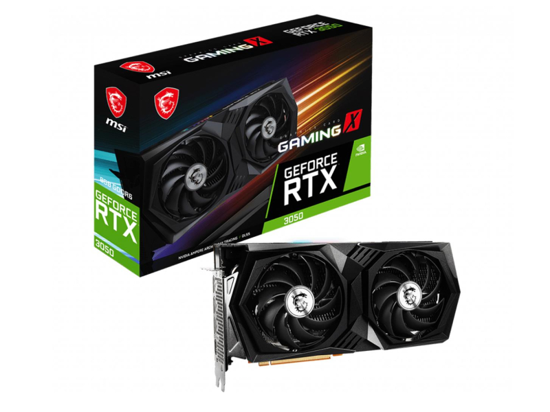 MSI GeForce RTX 3050 GAMING X 8GB GDDR6